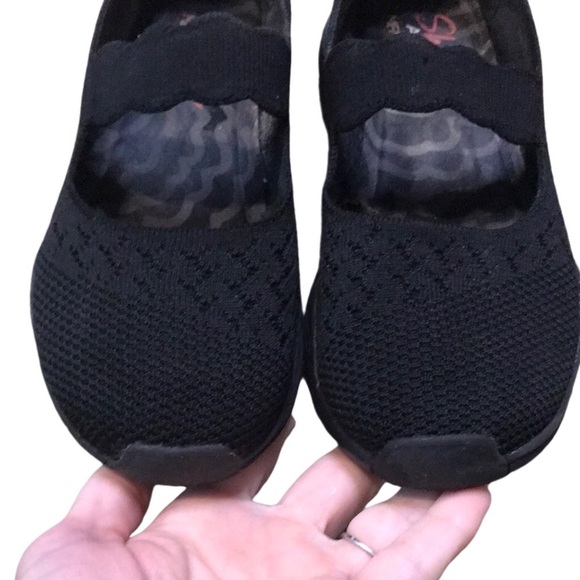 Skechers Seager Power Hitter Engineered Knit Mary Jane in Black Size 7 1/2 - Picture 7 of 10